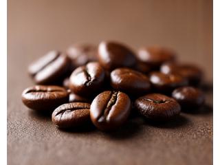 Close-up of medium roasted coffee beans